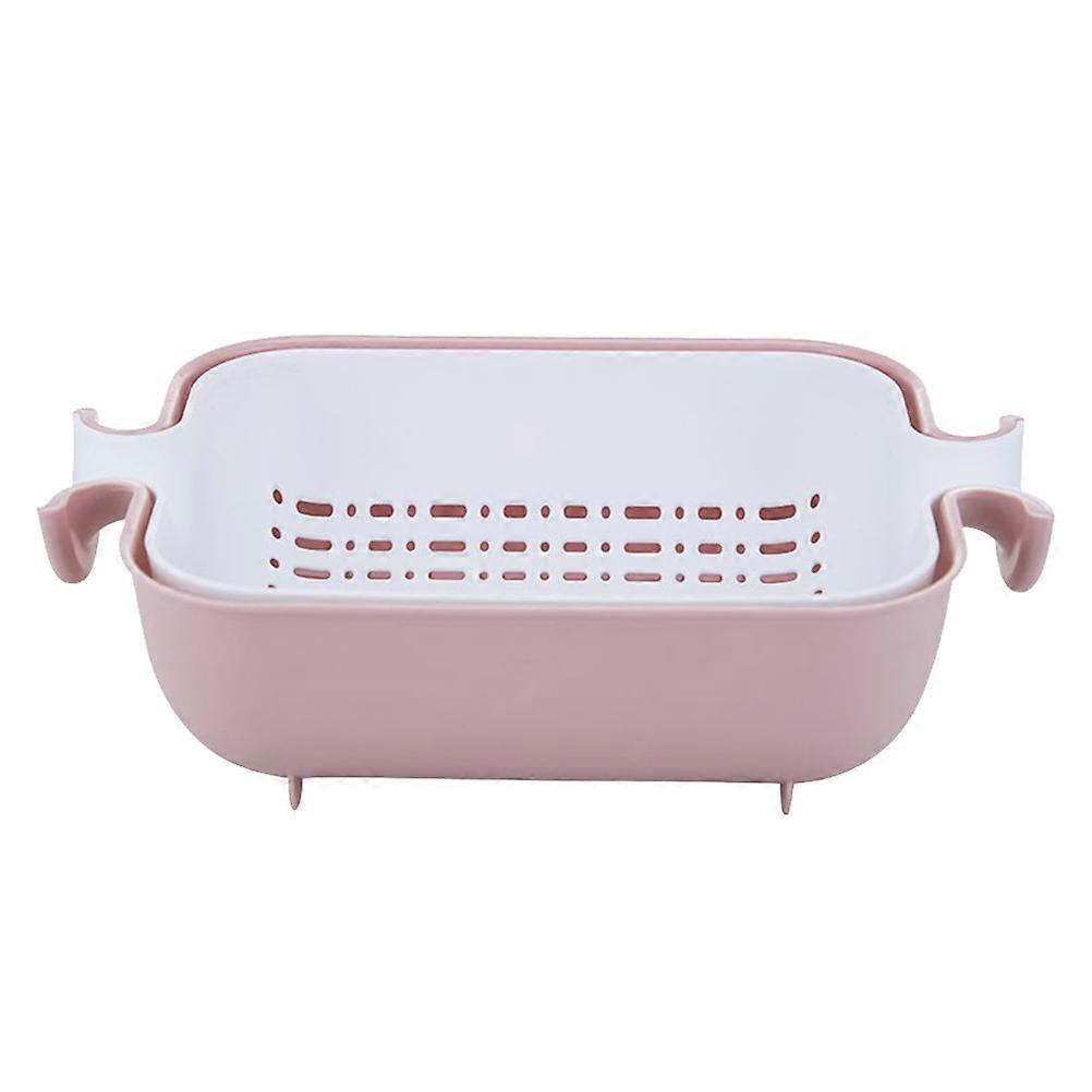 Vegetable Washing Rack Double Layer Basket for Washing and Storage 2Pcs