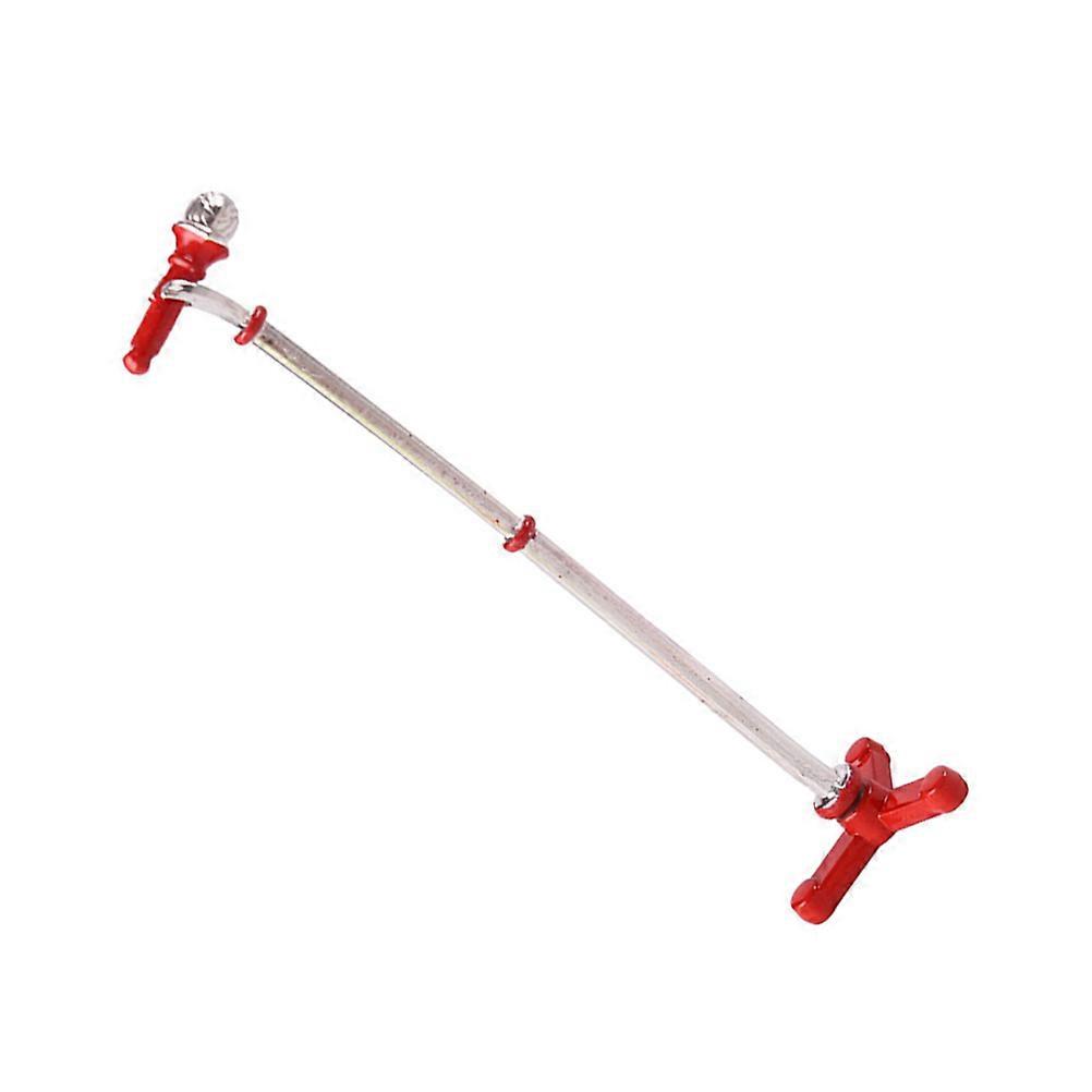 Desktop Decorative Doll Microphone with 2Pcs Miniature Delicate Accessories