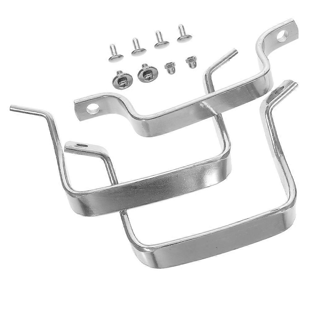 Replacement Stainless Steel Pot Side Handles and Lid Grip Set 9Pcs