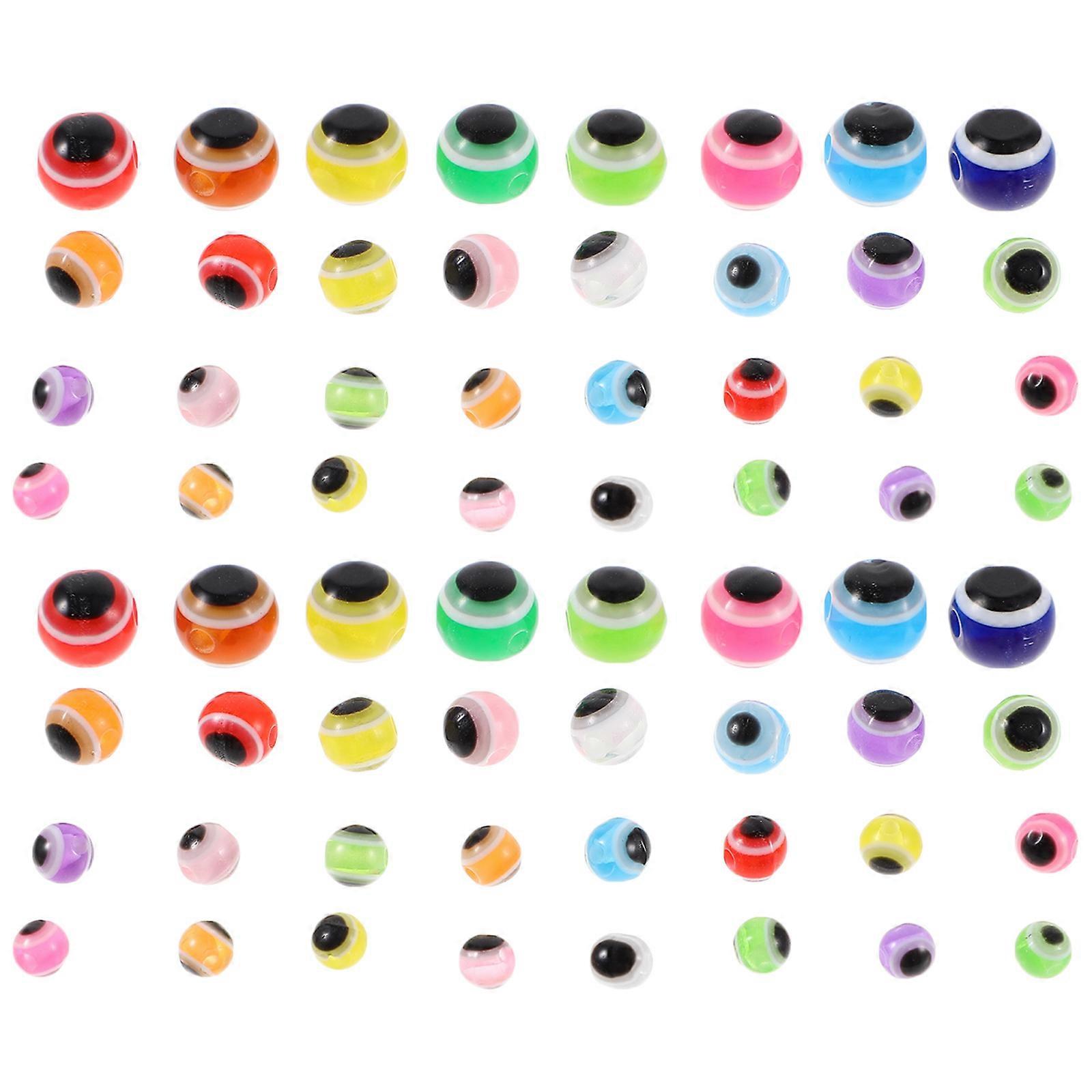 DIY Resin Beads Bracelet Beads for Jewelry Making 200Pcs Multi-Use Set