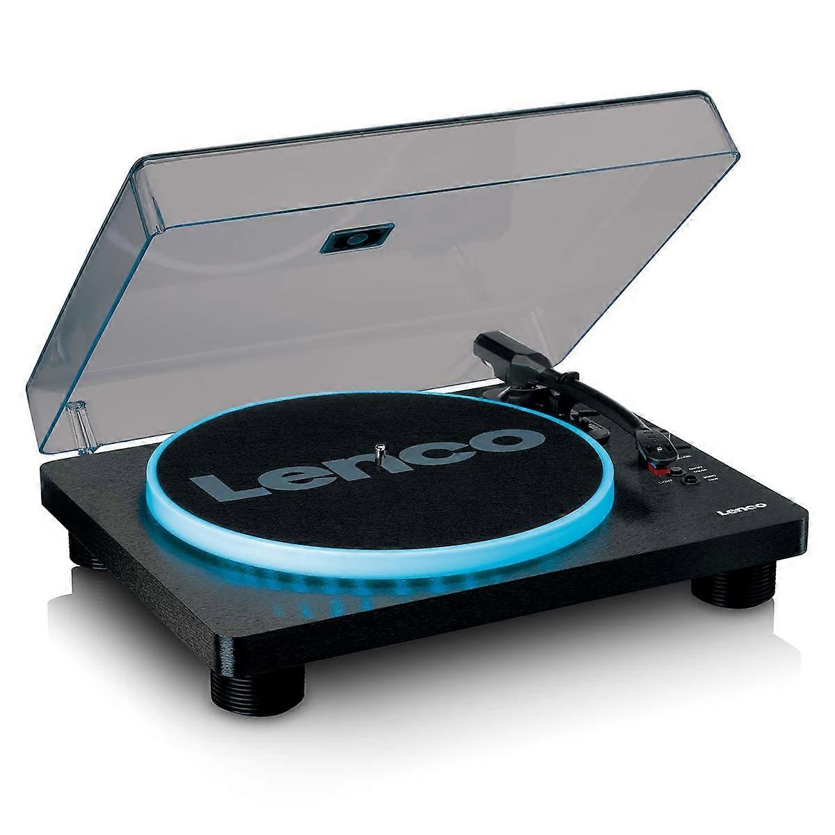 Turntable with PC encoding speakers and lights