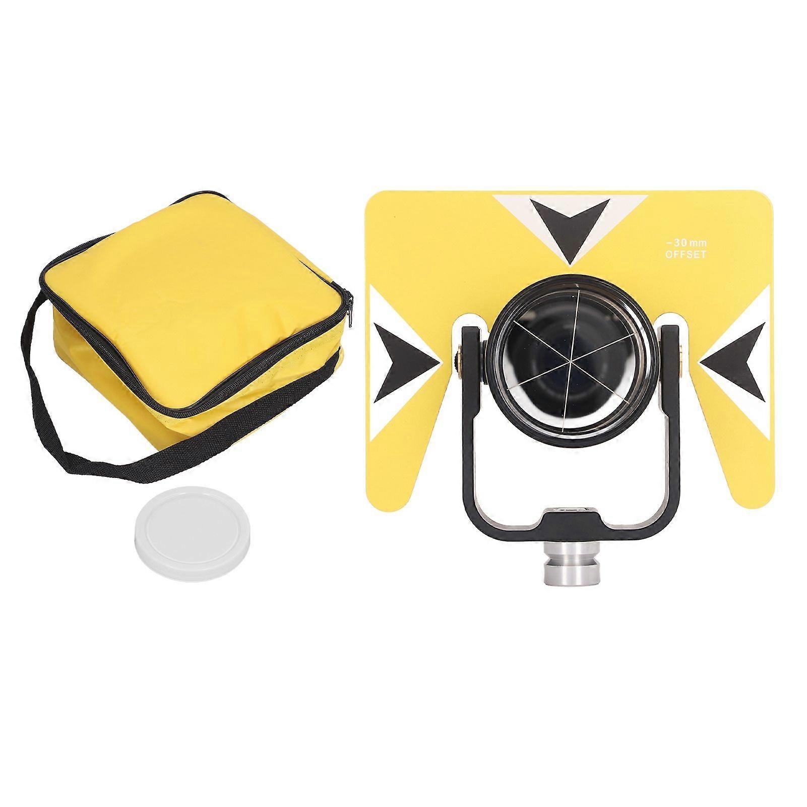 Circular Prism Lens Glass Camera Prism for Photography Surveying Mapping 64mm Effective Diameter