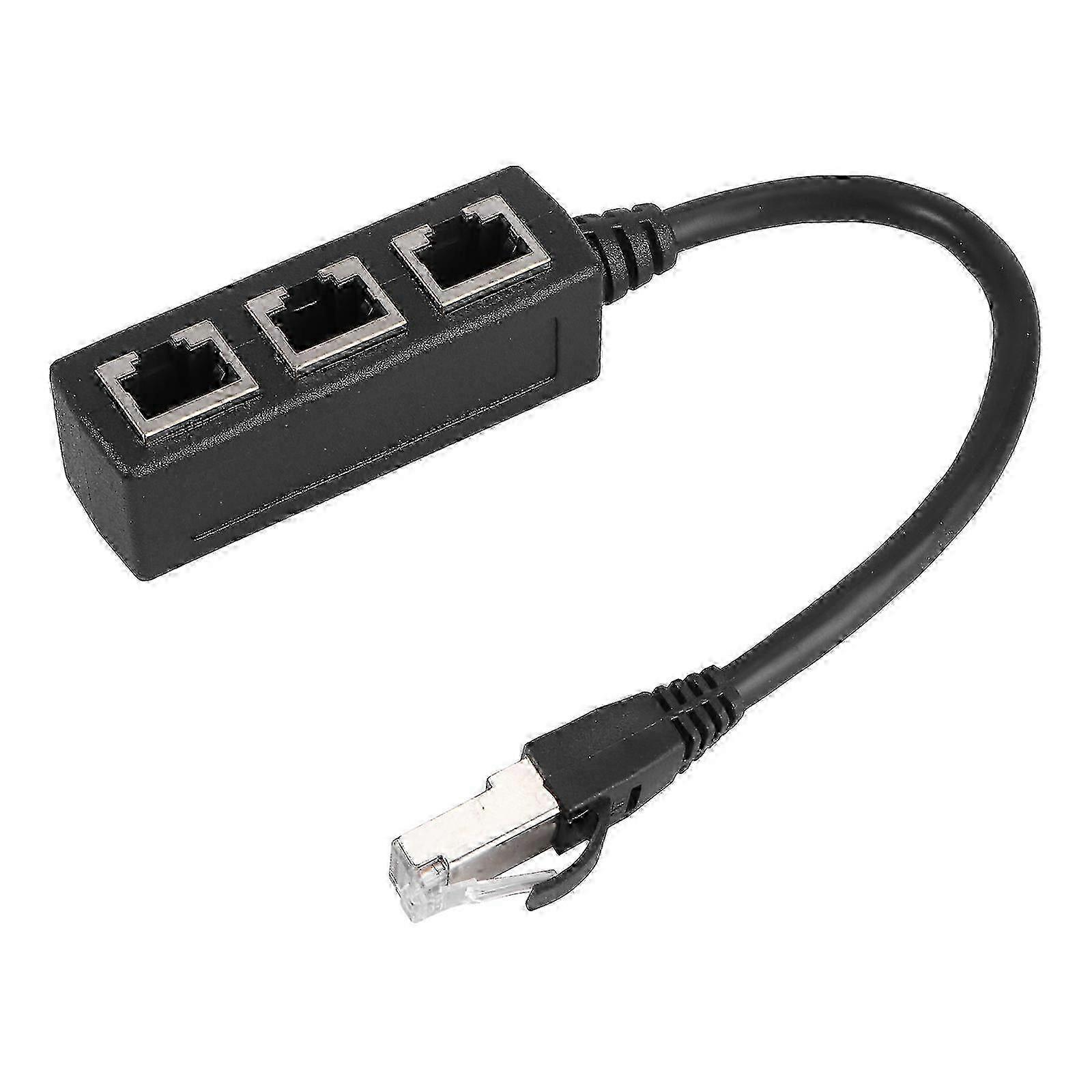 Cable de Internet Divisor Ethernet Splitter Cable Ethernet Splitter de puerto Ethernet Cable de red LAN