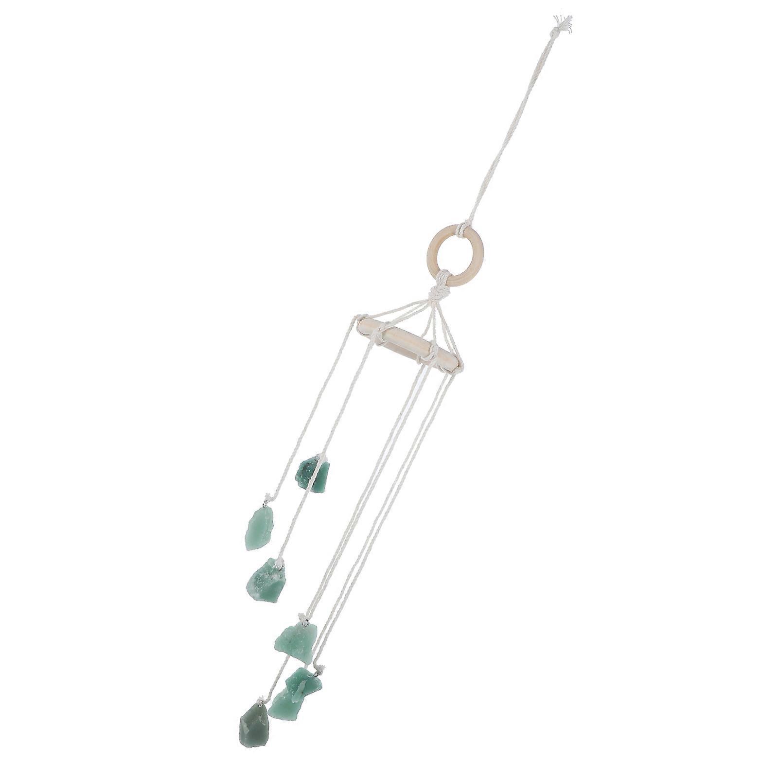 Stone Wind Chime Hanging Pendant Set with 3Pcs for Household Use