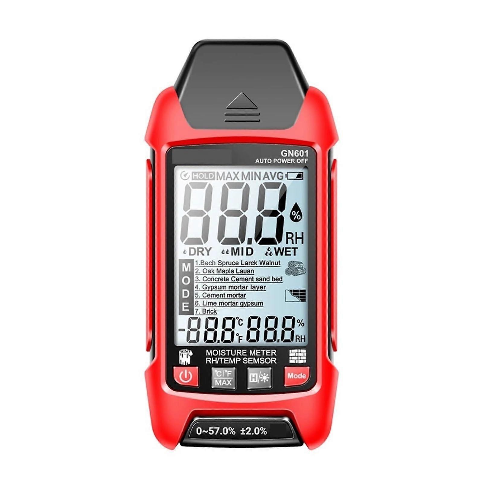 Moisture Meter For Trees Pin Type Soil Moisture Tester Multiscene Measurement Digital Temperature Humidity Probe