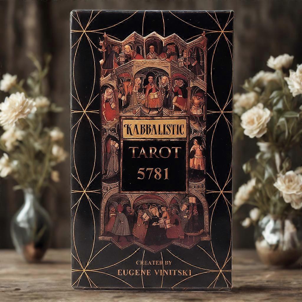 Kabbalistic Tarot Deck 5781 by Eugene Vinitiski Mystical Kabbalah Inspired Oracle Cards Divination and Spiritual Insight Deck