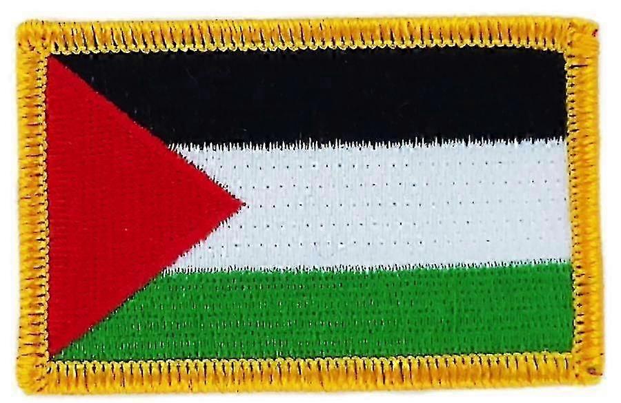 Patch Ecusson Brode Drapeau Palestine Flag Thermocollant Insigne Blason_i*