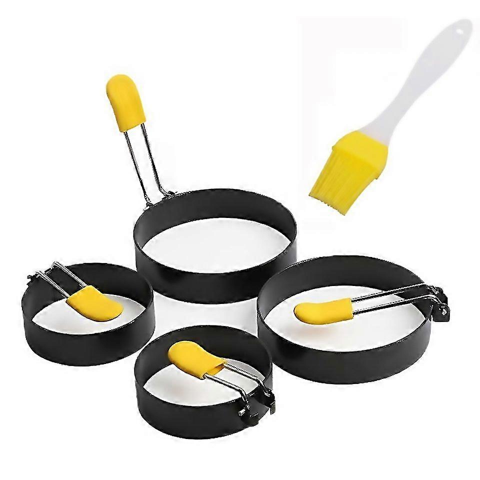 For 4pack Antihot Egg Rings Nonstick Round Fried Egg Maker