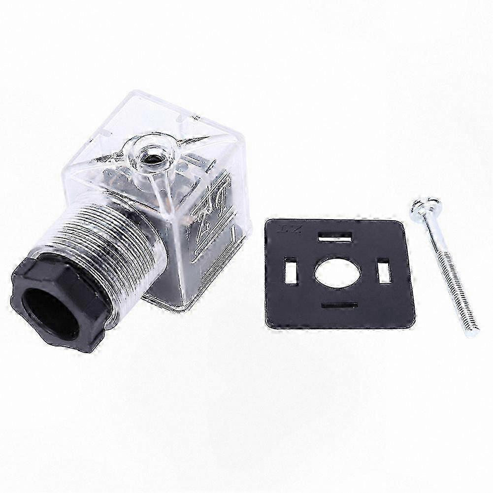 5-Pack Universal Sole Valve Coils with LED Indicator, Transparent Connector, AC 220V Compatibility