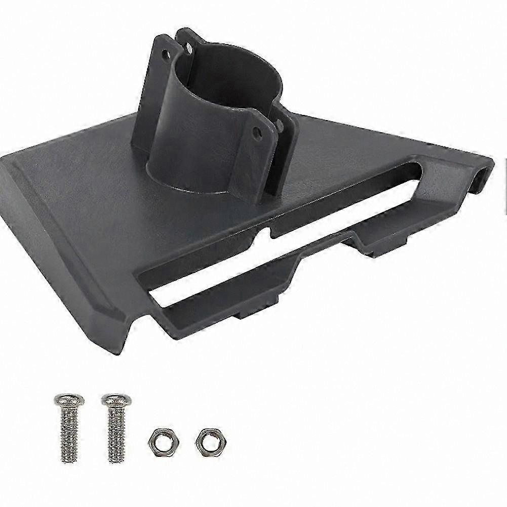 High-Impact Round Tube Adapter for Satellite Dish Mounting Accessory Compatible with Roof Plate and Pole Installation