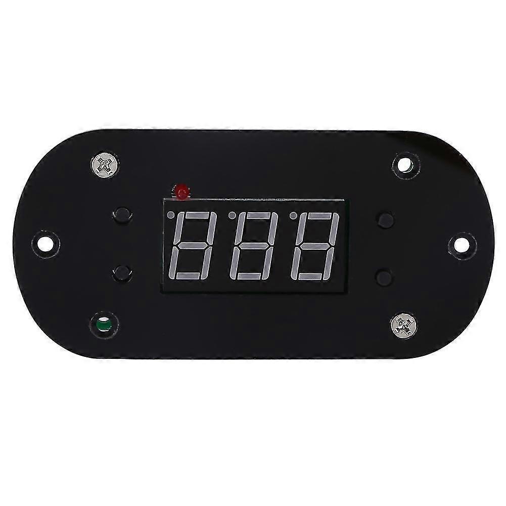 AC/DC12V Digital Thermostat Temperature Alarm Controller Sensor Meter Red LED