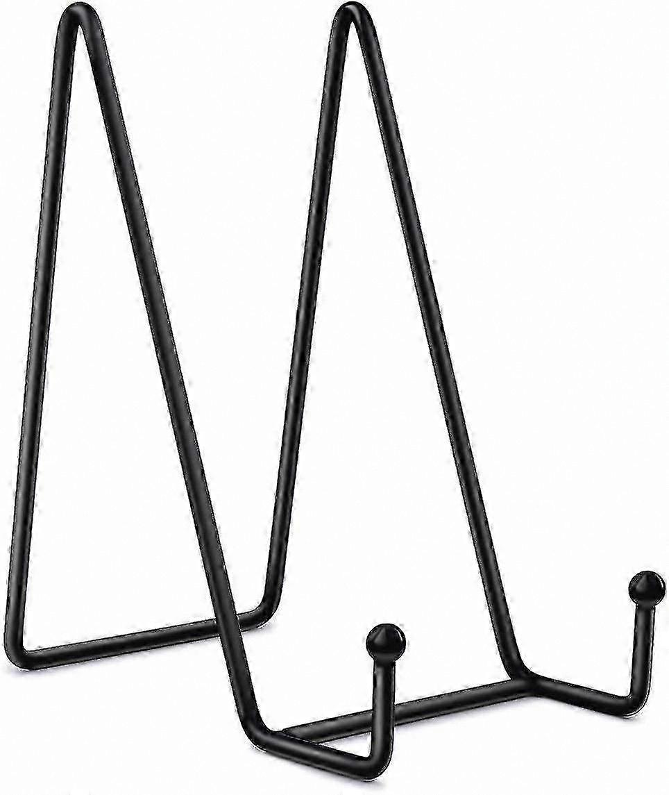 Black Iron Easel Stand for Plate Display Holder Stands