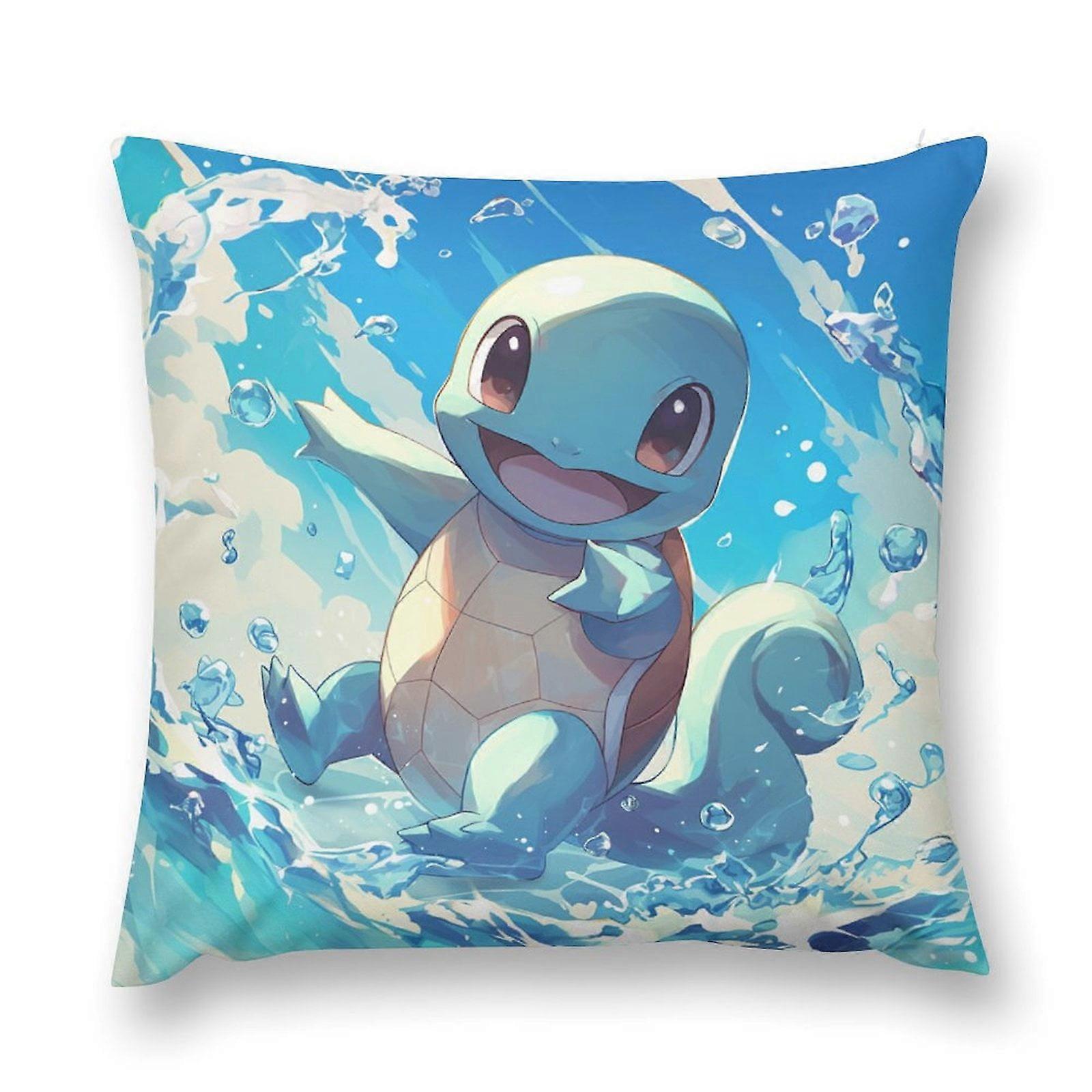 Squirtle Plush Pillow Case Throw Multisize Ultra-comfortable Pillowcase Cushion Anti-fouling Protective Cases