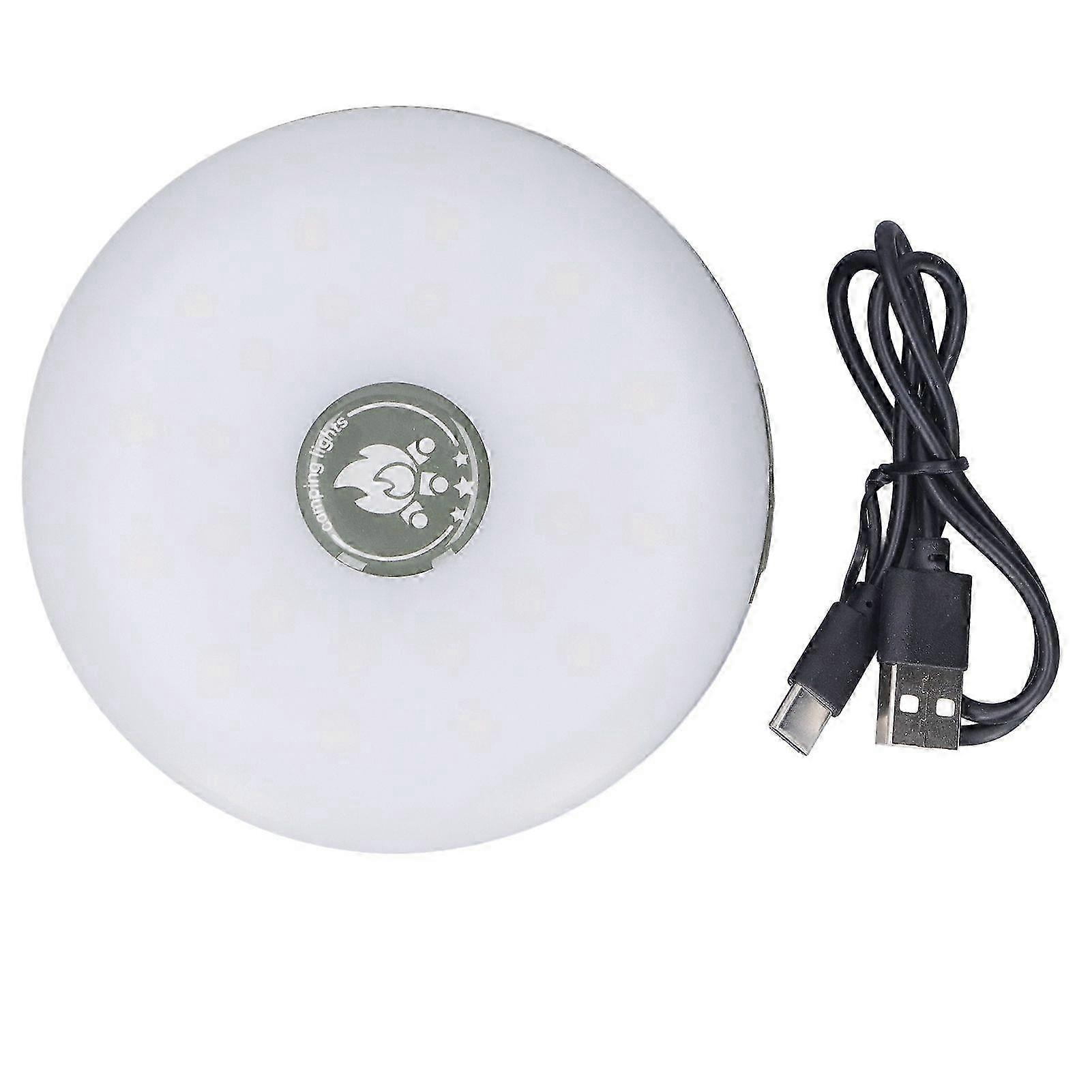 Camping Light String Multi Modes Flexible Waterproof USB Rechargeable Outdoor String Light for Yard Hiking