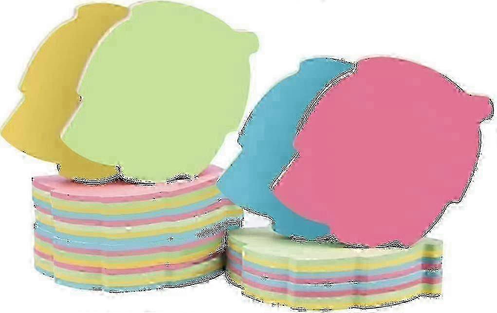 1000 Sheets Mixed 4 Color Bulk Sticky Memo Post Memo Note Tape Self Stick Notes