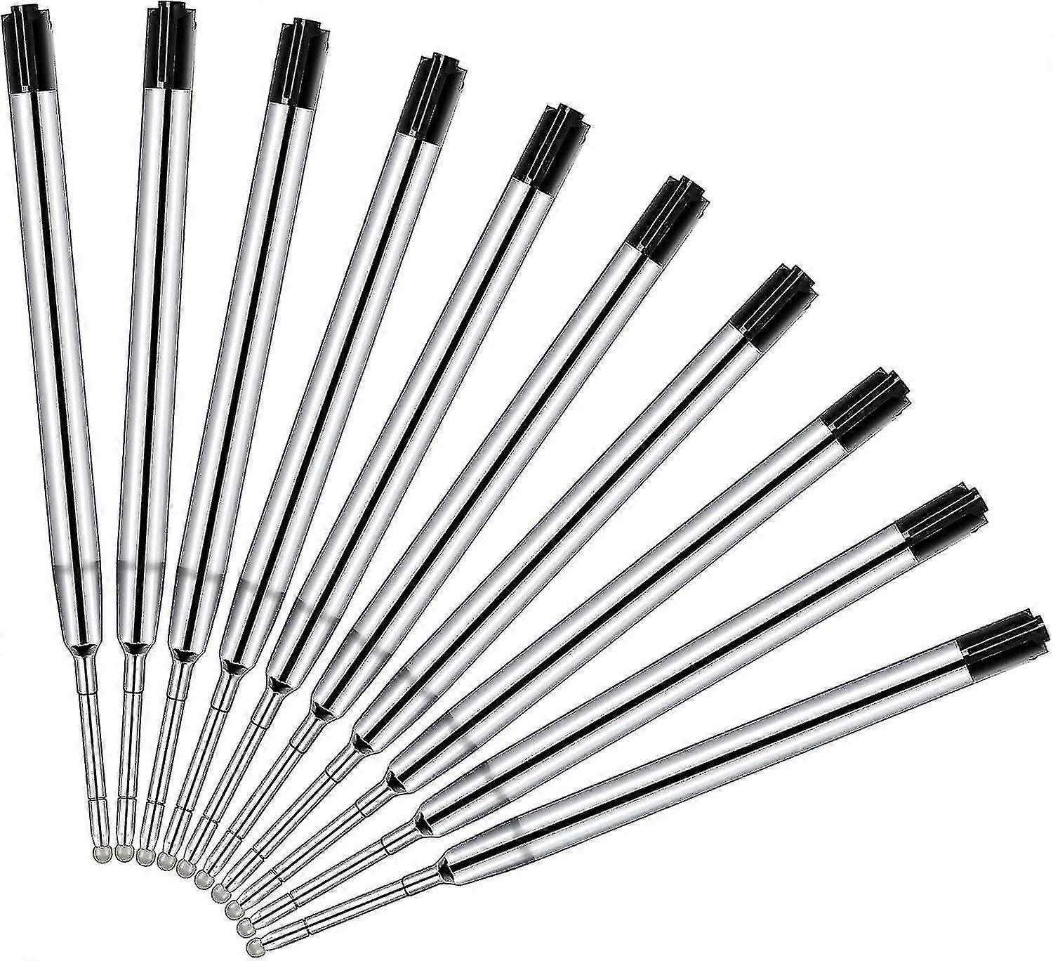 10 Pcs Ballpoint Pen Refill, Medium Line Universal Refills, Pen Refill, Medium Point 1.0mm