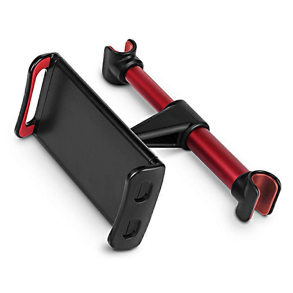 Rotating car headrest mount for tablet and phone with 360° adjustment
