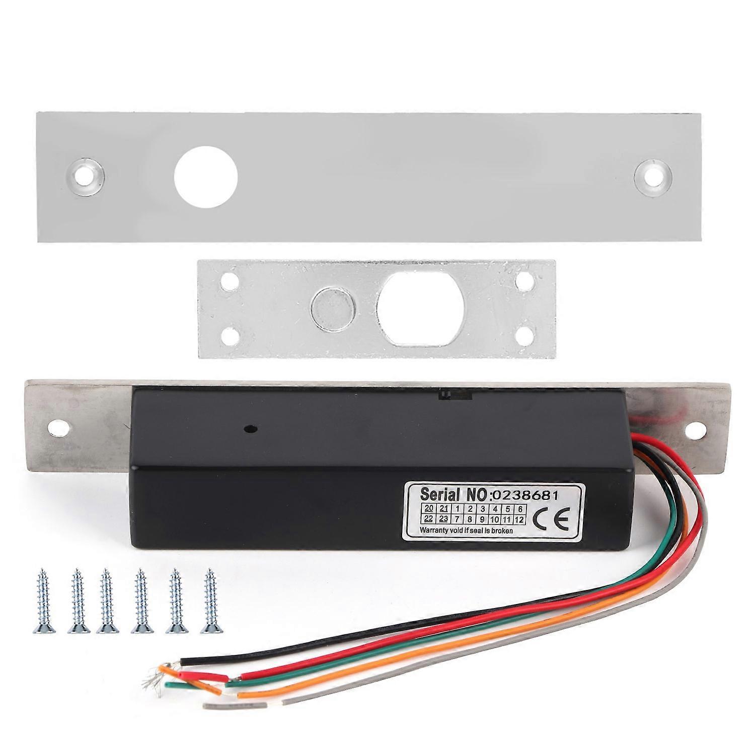 DC12v Electric Drop Bolt Door Lock Plug Lock Magnetic Induction Access Control