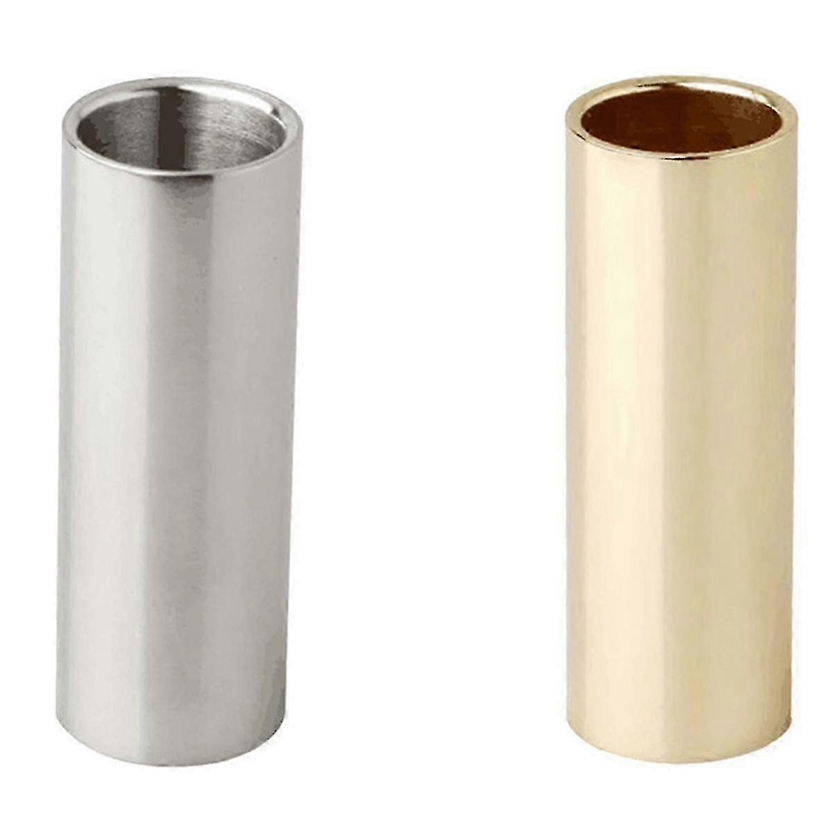 Stainless Steel Metal Guitar Slide Finger Knuckle String Slides Tone for Guitar String Instrument