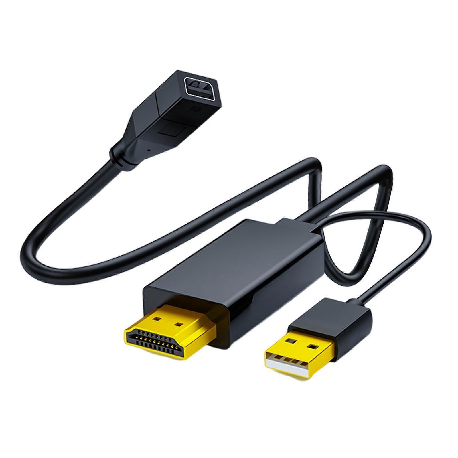 HDTV Male To Mini DP Female Video Cable 4K 60Hz Resolution Support Connection Cord For Monitors And Projectors Multicolor