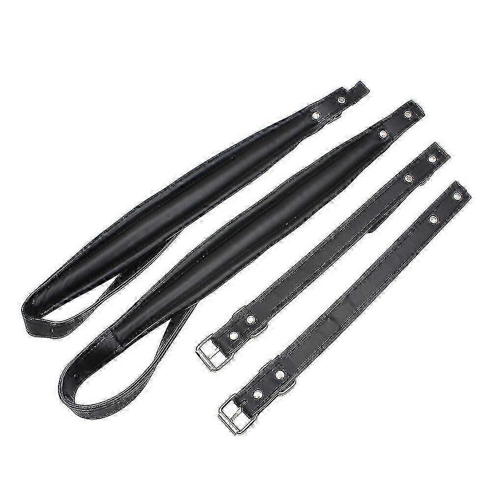 調節可能なレザーアコーディオンショルダーストラップ 防水 16-120ベースアコーディオン交換部品用 2個