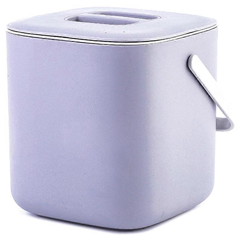 Küchenabfalleimer aus Kunststoff mit Müllbehälter, hellgrau