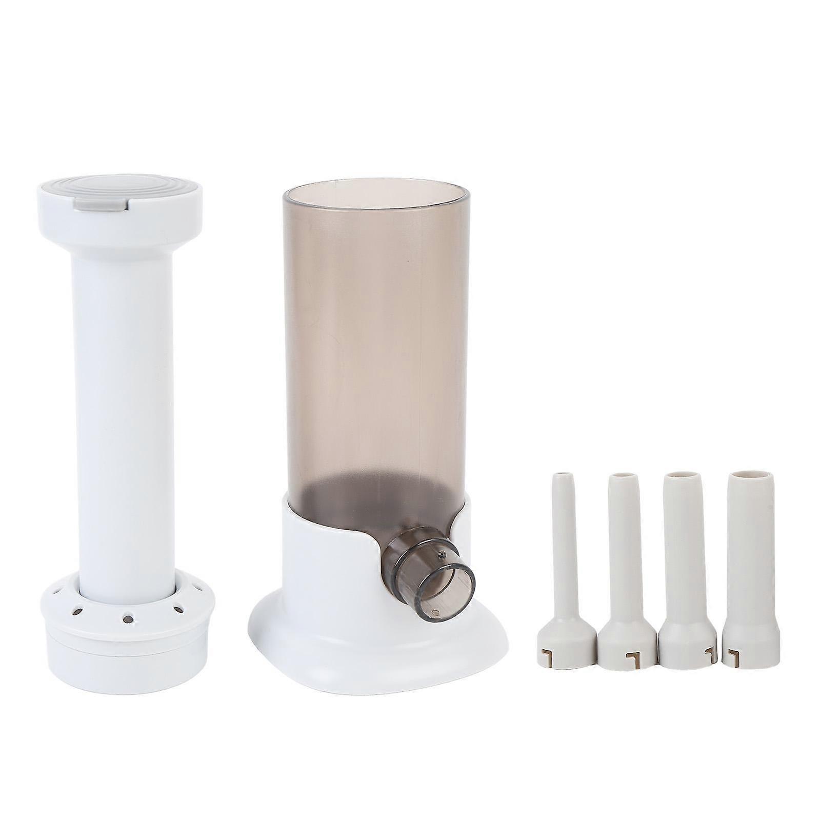 Sausage Stuffer Homemade Manual Fast Filling Detachable Sausage Maker with 4 Stuffing Tubes Light