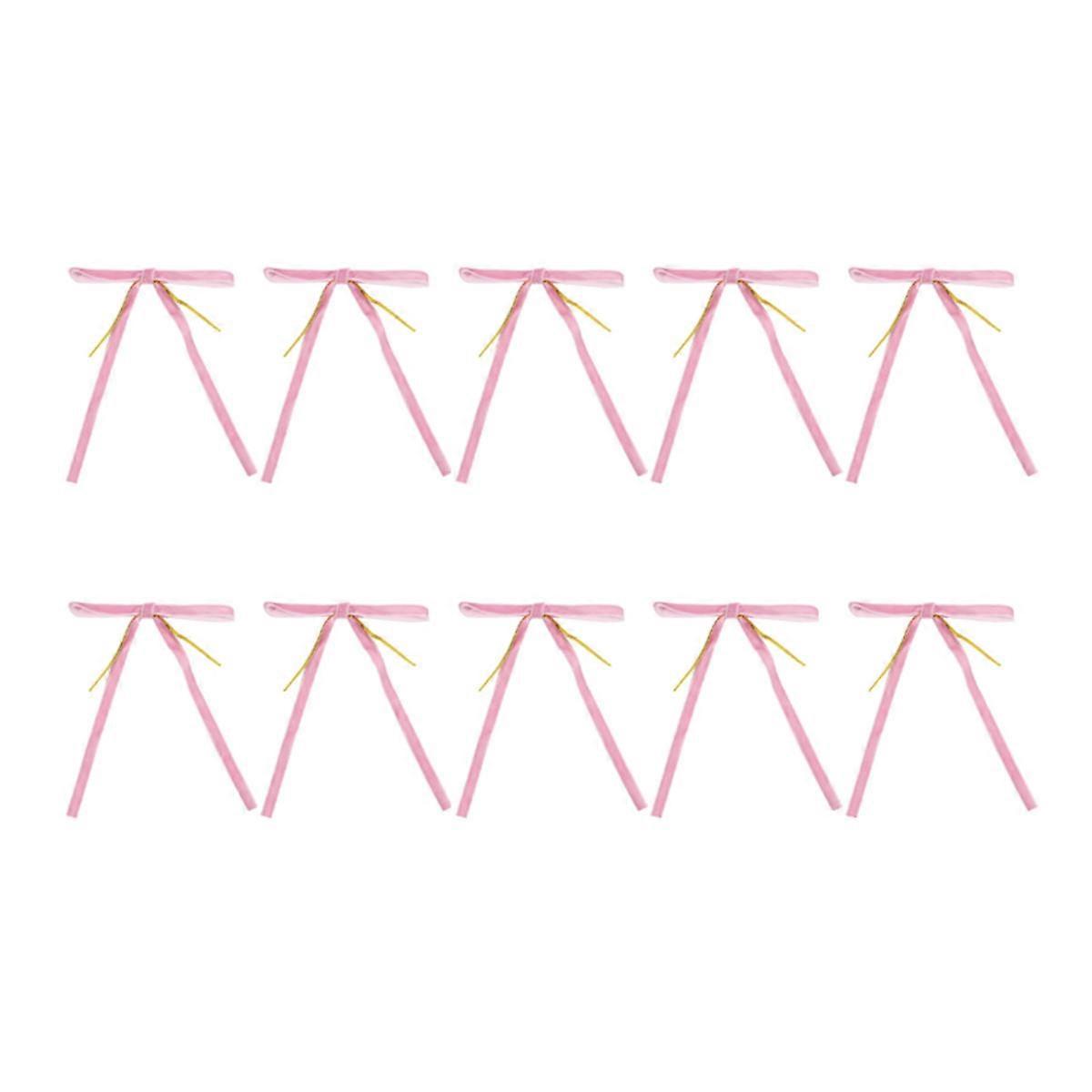 Julrosetter Julgransprydnader för kransar Sammetsbandrosetter för inomhus- och utomhusfestdekorationer