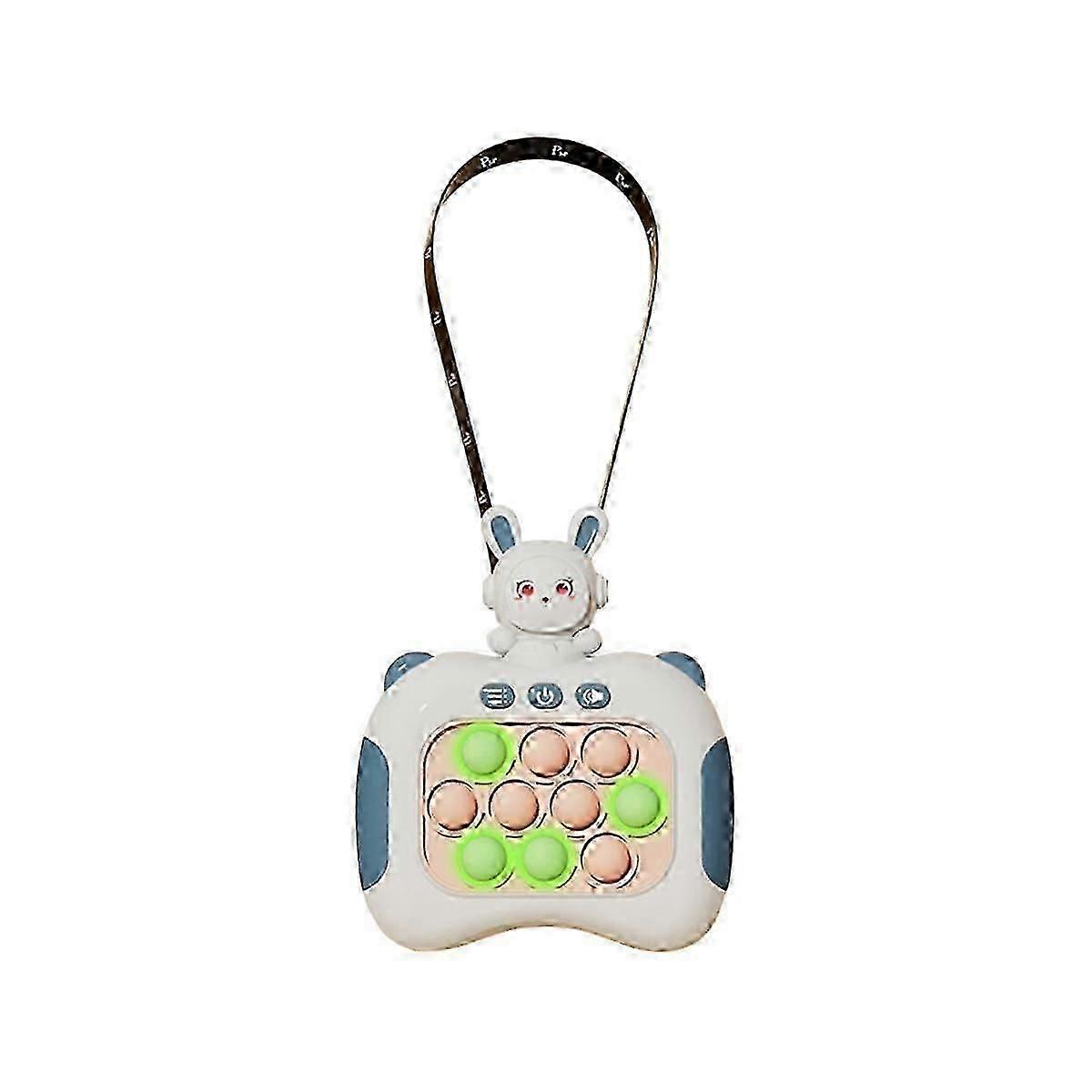 Quick Push Bubble Game Fidget Game Handle Anti-Stress Toys with LED Game Machine Relieve Stress Toy