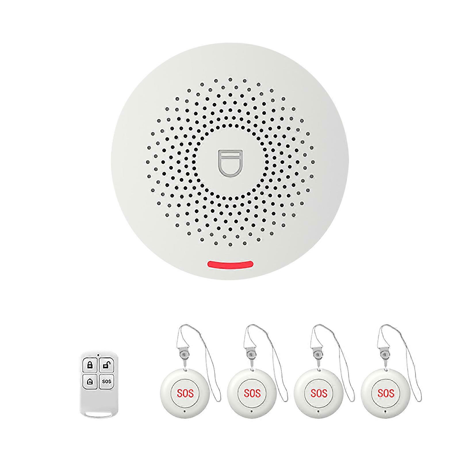 Home Hospital Life Alert Button 110V 250V Safety Calling Device Screenless Design Elderly Monitoring Home Office Multicolor