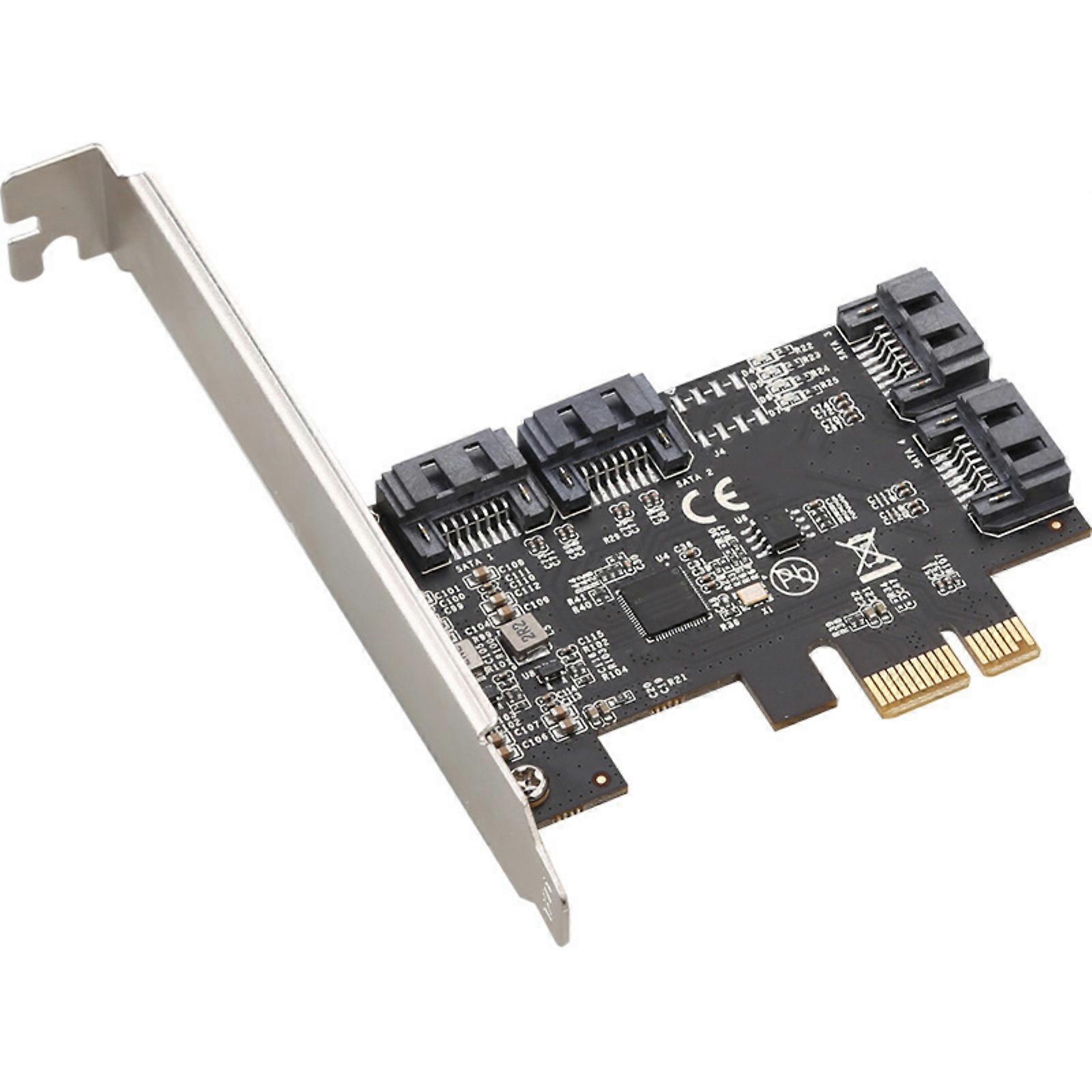 4 Channel Satar THREE PCI Convey Card With 6Gbps Speed For Data Reserve Storage Improve Multicolor