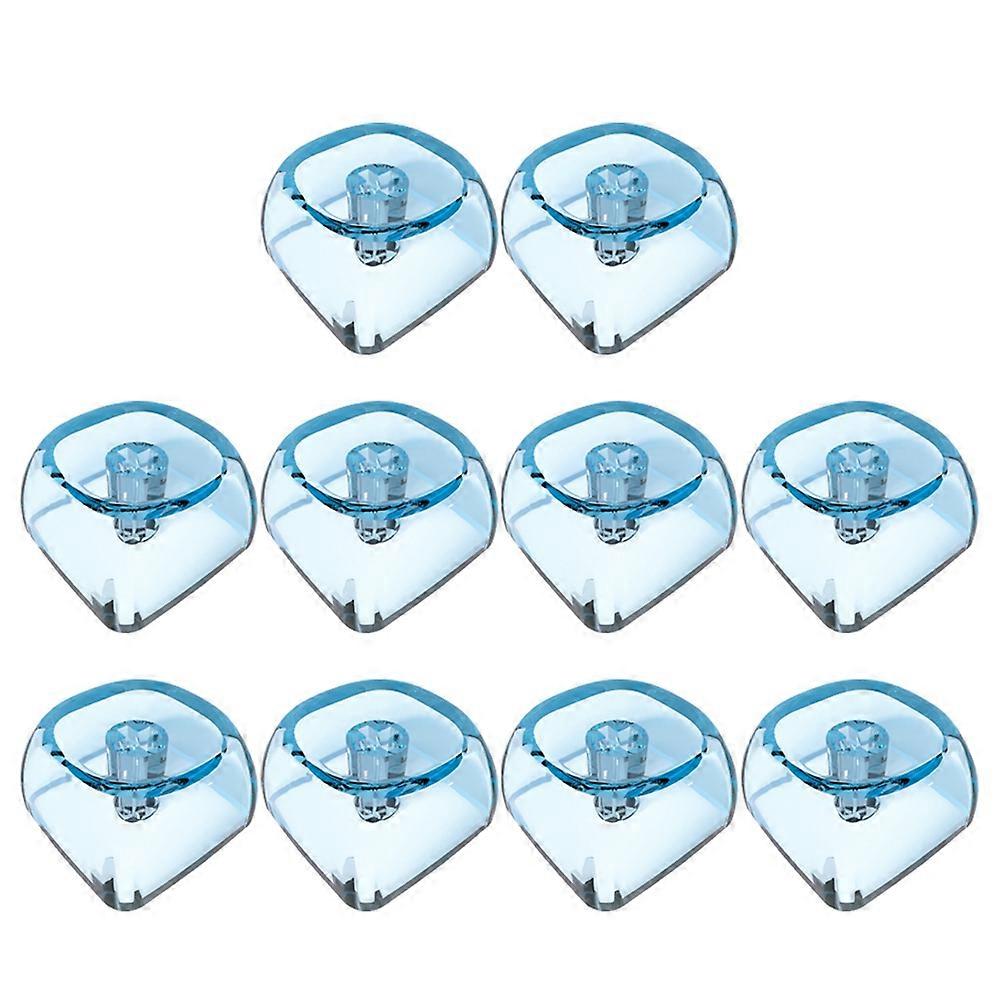 10Keys MOA 1U Keyboard Keycap PC Transparents Crystal Blank Keycaps 1.7MM for MX Switches Gaming Keyboard D