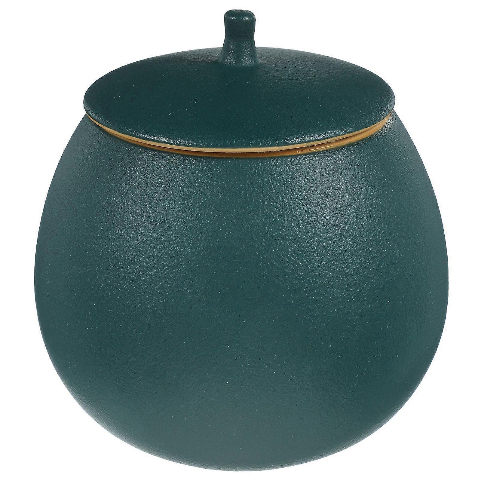 Ceramic Sealed Tea Jar Tea Storage Jar Tea Leaves Storage Container Sugar Jar
