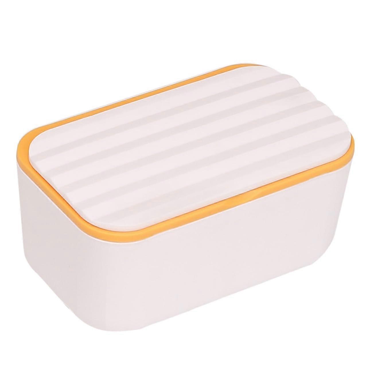 Facial Tissue Box Cover Rectangle Desktop Paper Holder for Home Office Décor