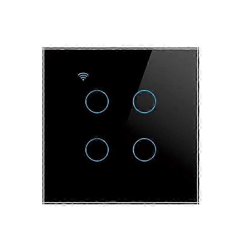 Aubess Tuya Smart Life Wireless Remote Wall Switch APP/Voice/Switch Touch