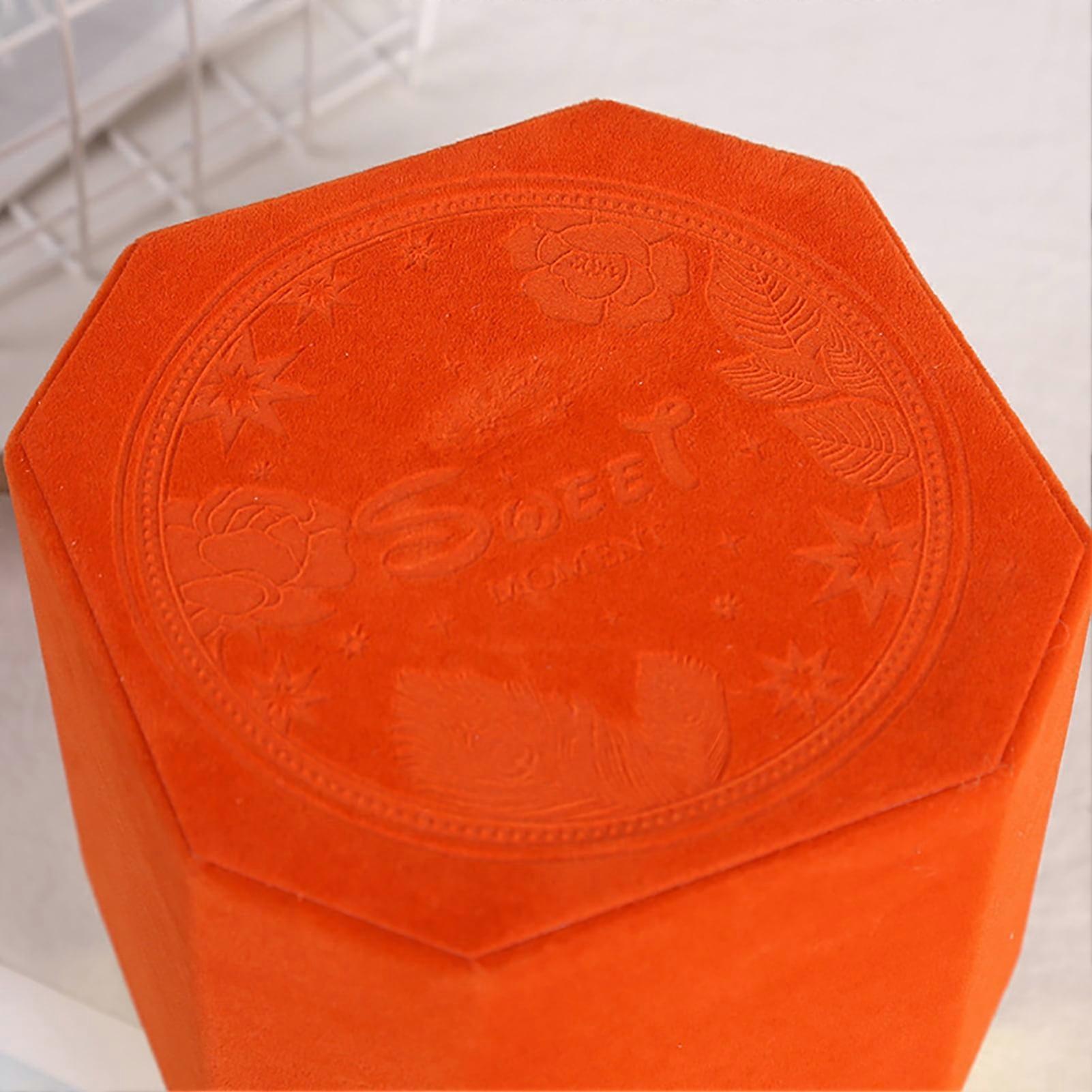 Gift Box Simple Nordic with Lid Beautiful Gift Box with Ribbon Birthday Party-Red,M