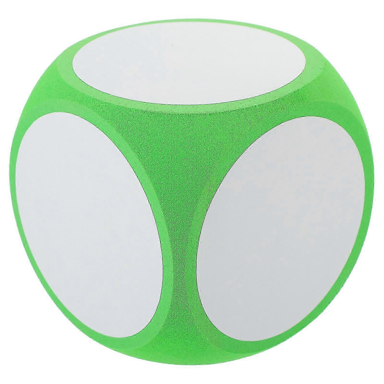 Dry Erase Blank Dice Prop Six-sided Blank Diy Foam Dice Teaching Aid Tool Funny Game Dice Toy
