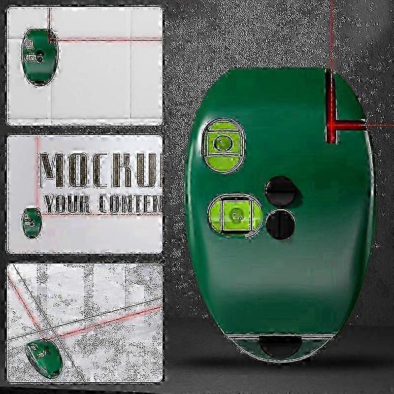 High Precision Infrared Right Angle Bubble Level Mini Laser Level Red Beam Lines 20m Long Distance Leveling Right Angle Tool z