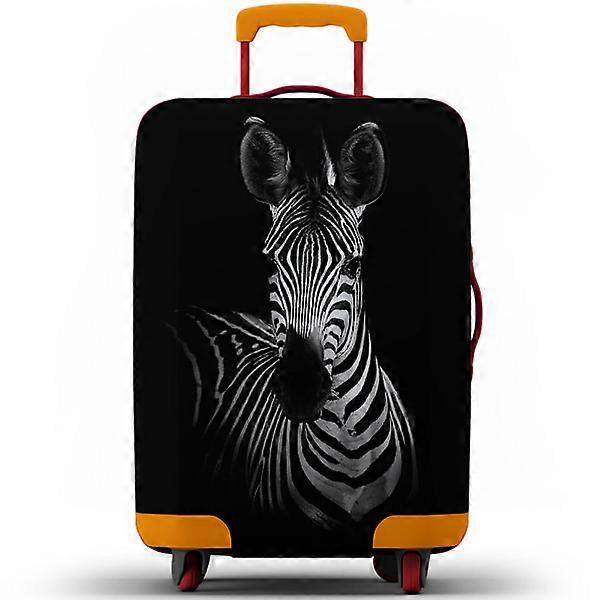 Suitcase Protective Case with Animal Print - Dustproof Suitcase Cover Zebra M