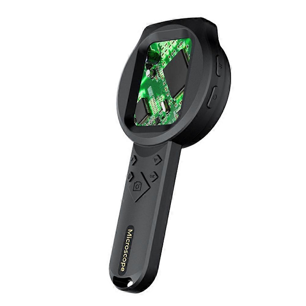 Digital Microscope Handheld 2.8 Inch IPS Screen Portable Digital Magnifying Glass 2MP Built-in 15LED Lights