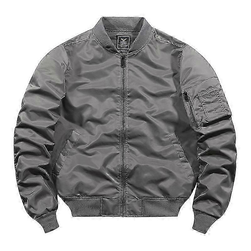 Bomber Style Jacket for Men, Lightweight for Spring Autumn