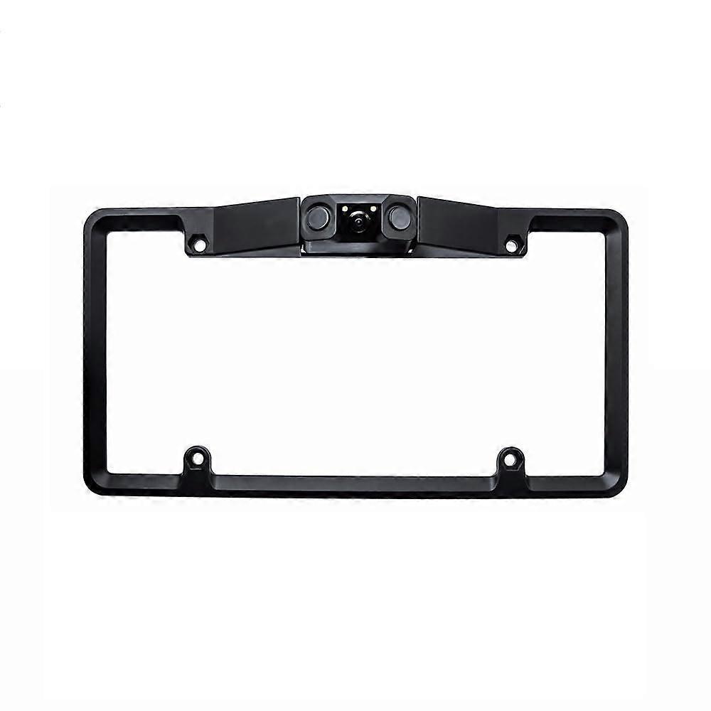 3 in 1 License Plate Frame Backup Camera with Parking Sensor, Night Vision and Waterproof Alarm
