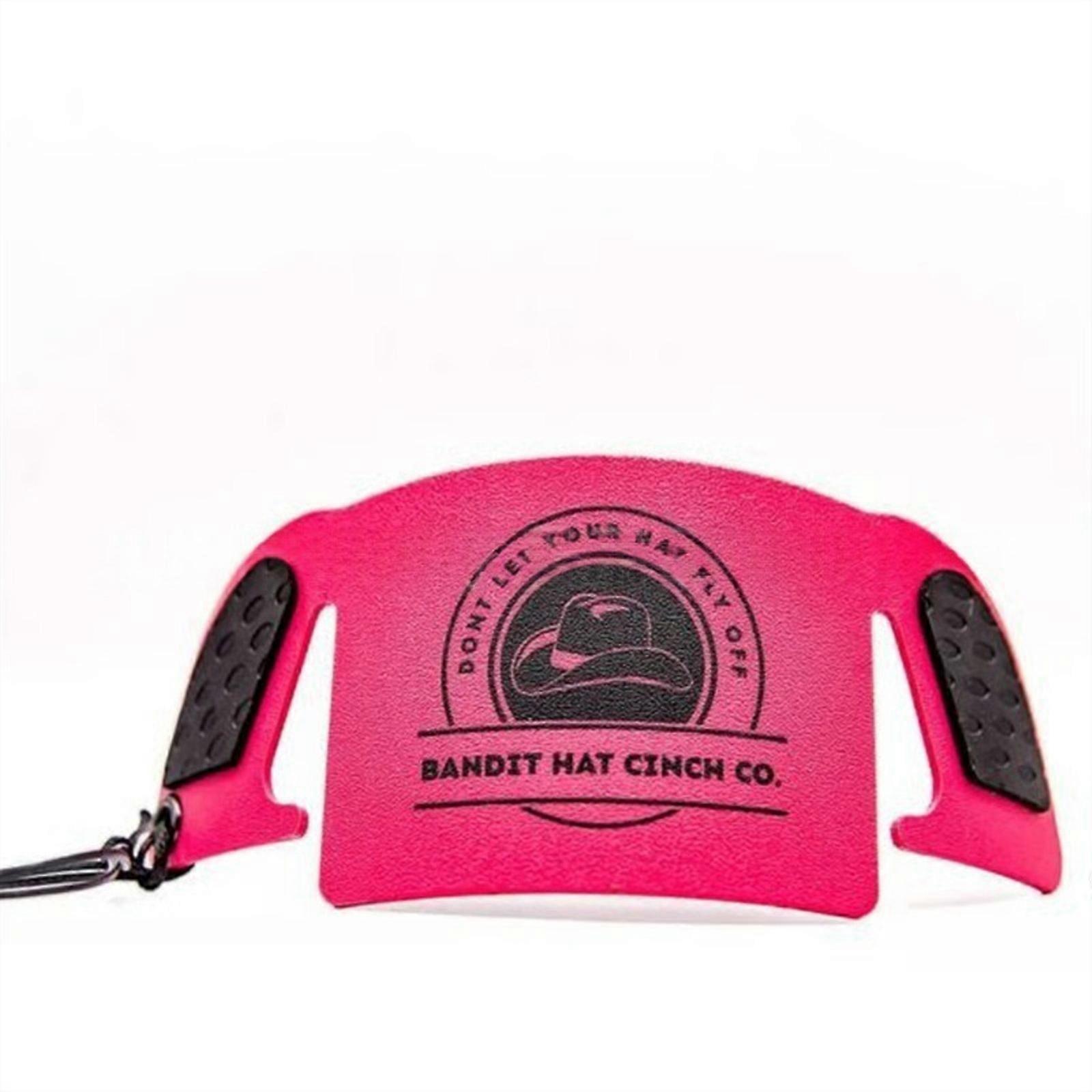 Hat Retainer with Keychain for Secure Attachment on Journey Theme Event Road Trip Hat Cinches Gift for Cowboy Enthusiasts  Pink