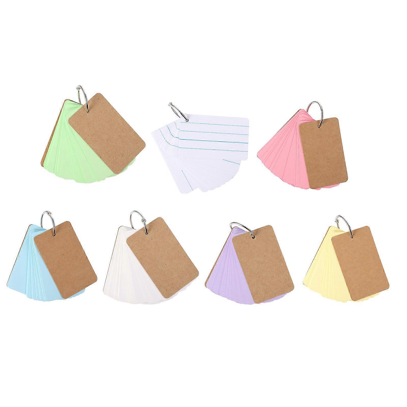 Memo Cards Portable Note Paper Cards for Message Writing 7 Copies