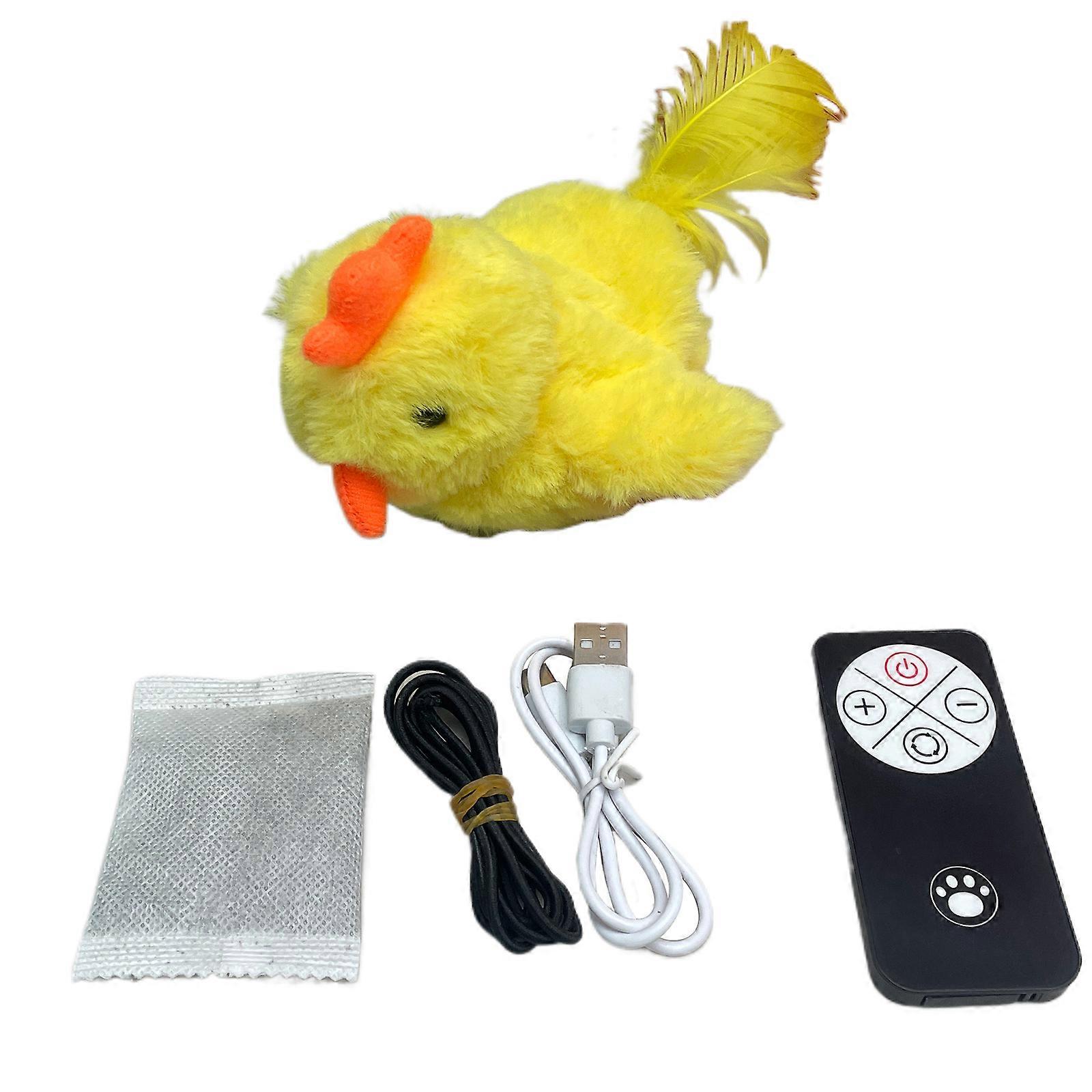 USB Rechargeable Electric Interactively Cats Toy Automatic Motion Sensors Bird Simulators Plush Materials Safe Quiet Multicolor