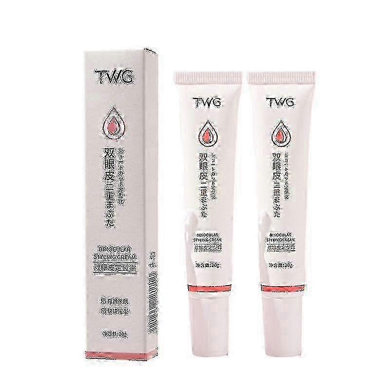 2Pcs Double Eyelid Styling Cream, Double Eyelid Shaping Cream Invisible Eyelid Cream