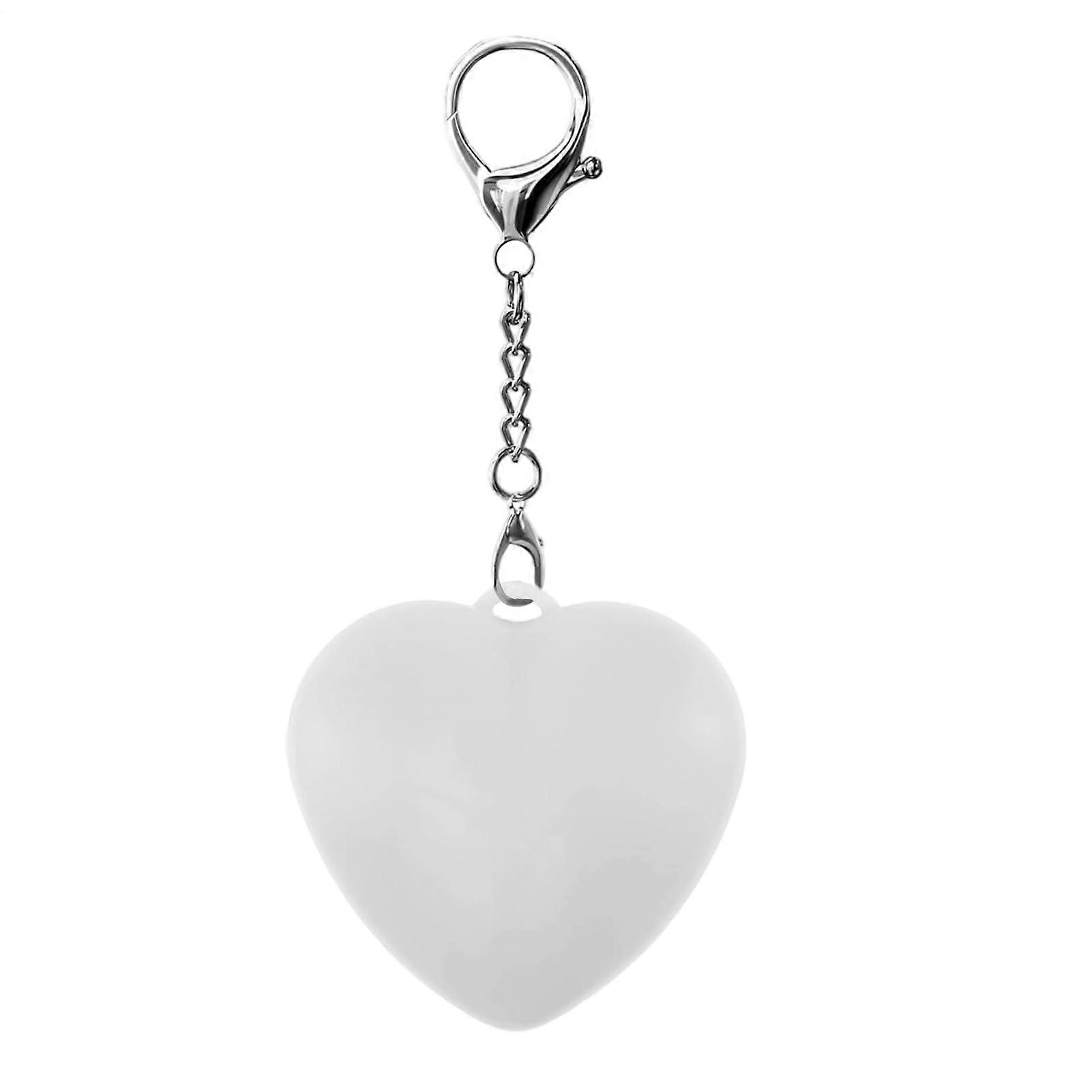 USB Rechargeable Purse Light with Touch Sensor, Compact LED Handbag Light Keychain for Women Girls Heart Shape