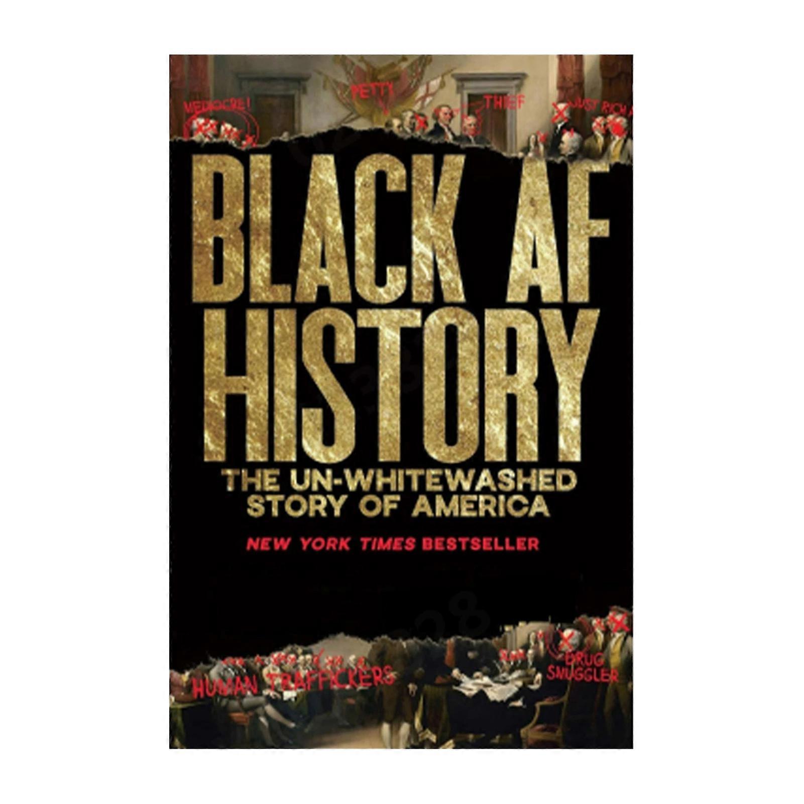 Livre d'histoire AF noir, mat��riel de lecture ��ducatif du patrimoine afro-am��ricain, couverture �� contraste ��lev��, papier Durable