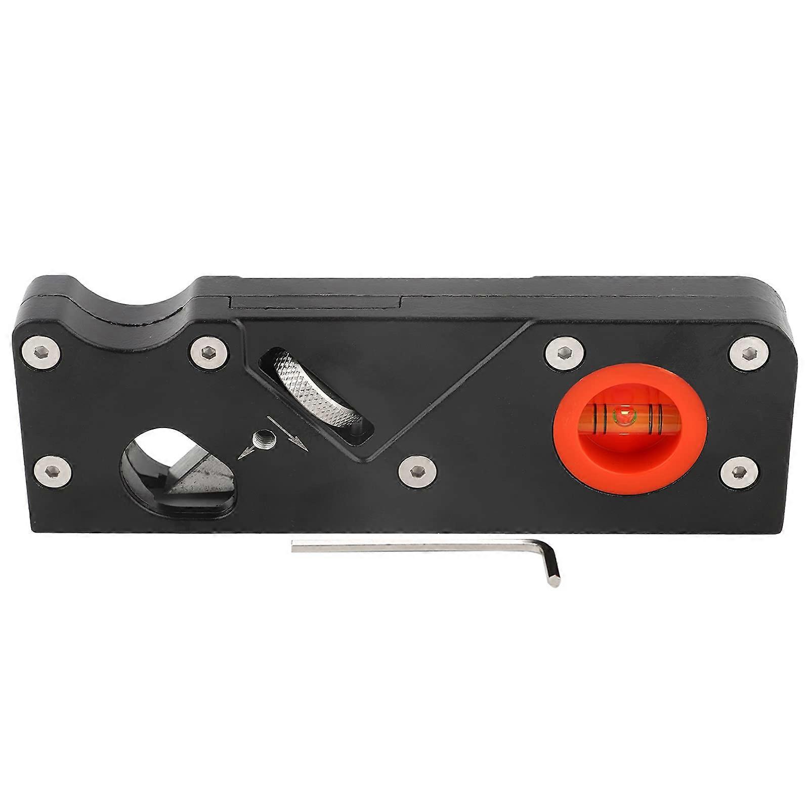 Woodworking Corner Planer with Precision 45° Cutting and Adjustable Depth Black Hand Plane