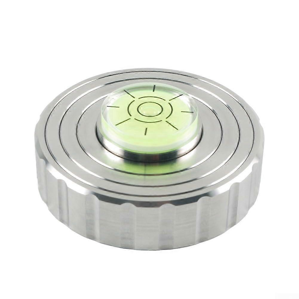 LP Record Mat Aluminum Stabilizer For Vinyl Record Players Reducing Vibration Record Weight Stabilizer 12.5 X 11 X 6 Cm